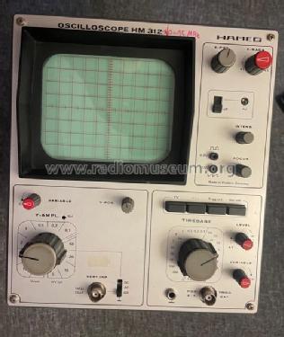 Oscilloscope HM 312-6; HAMEG GmbH, (ID = 2616249) Equipment