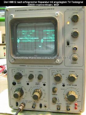 Oscilloscope HM 512-2; HAMEG GmbH, (ID = 683186) Equipment