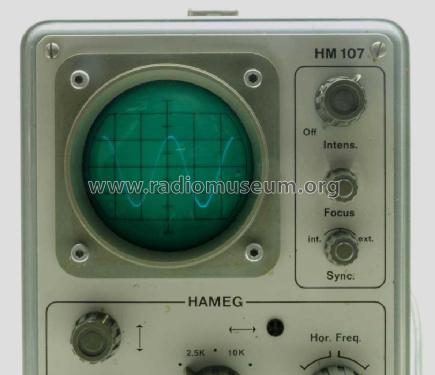 Oszillograph HM107-7/2; HAMEG GmbH, (ID = 424961) Equipment