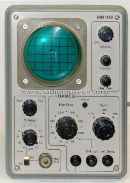 Oszillograph HM108; HAMEG GmbH, (ID = 1007934) Equipment