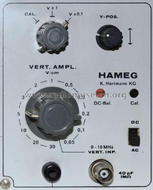 Oszillograph HM 312-3; HAMEG GmbH, (ID = 1981470) Ausrüstung