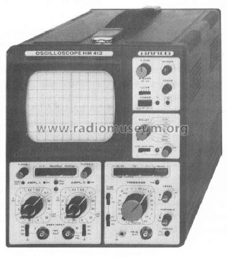 Oszilloskop HM412-4; HAMEG GmbH, (ID = 155260) Equipment