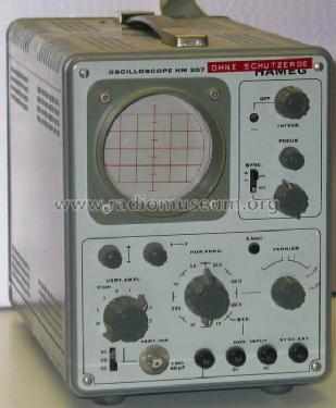 Oscilloscope HM207-3; HAMEG GmbH, (ID = 457944) Equipment