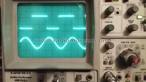 Oszilloskop HM203-7; HAMEG GmbH, (ID = 2877960) Equipment