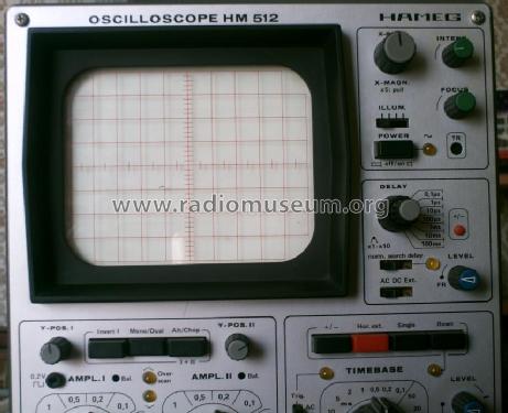Oszilloskop HM-512-8; HAMEG GmbH, (ID = 1631490) Equipment