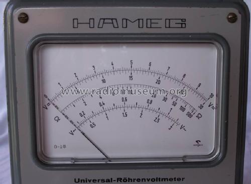 Röhrenvoltmeter HM 103-2; HAMEG GmbH, (ID = 1516569) Equipment