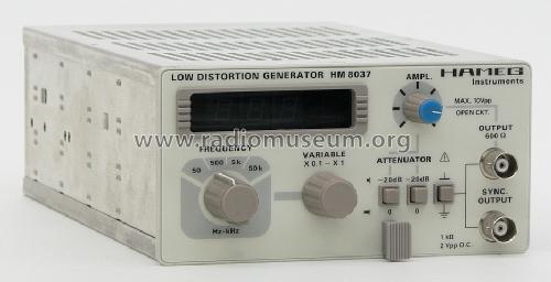 Sinus-Generator HM8037; HAMEG GmbH, (ID = 1069758) Ausrüstung