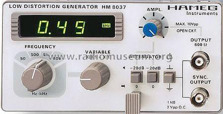 Sinus-Generator HM8037; HAMEG GmbH, (ID = 679879) Equipment