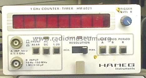 1GHz Counter HM8021-2; HAMEG GmbH, (ID = 177533) Ausrüstung