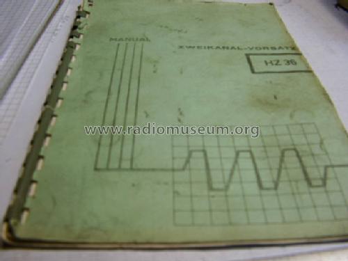 Zweikanal-Vorsatz Dual Trace Unit HZ36; HAMEG GmbH, (ID = 636449) Equipment