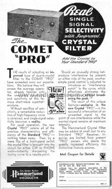 Comet Pro ; Hammarlund Mfg. Co. (ID = 2074435) Radio