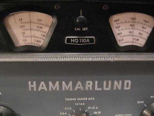 HQ-110AE; Hammarlund Mfg. Co. (ID = 376289) Amateur-R