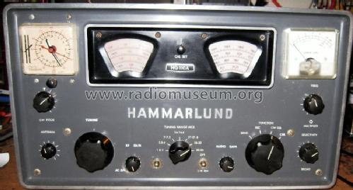 HQ-110A ; Hammarlund Mfg. Co. (ID = 1077337) Amateur-R