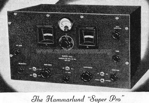Super Pro SP-10; Hammarlund Mfg. Co. (ID = 1789366) Amateur-R