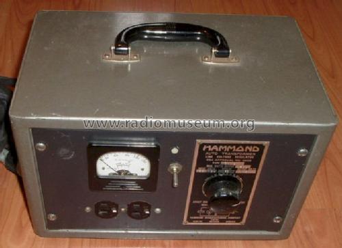 Auto Transformer Line Voltage Regulator 174H60; Hammond (ID = 979513) Equipment