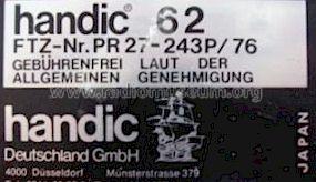 Handic 62; Handic; Düsseldorf (ID = 575284) Citizen