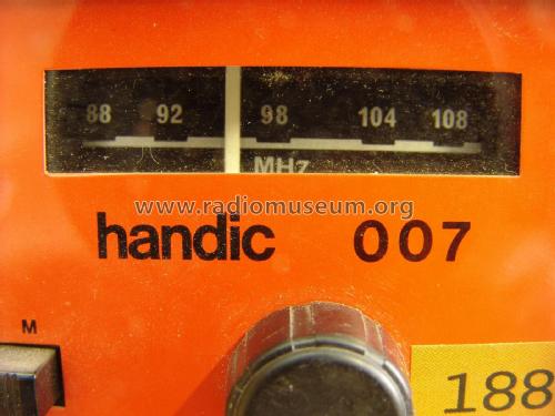 VHF Scanner / FM-Radio 007; Handic; Göteborg (ID = 2818299) Commercial Re