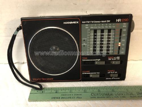 AM-FM-FM Stereo-Multi SW World Receiver HR-1290; Hanimex Pty, Ltd.; (ID = 2771223) Radio