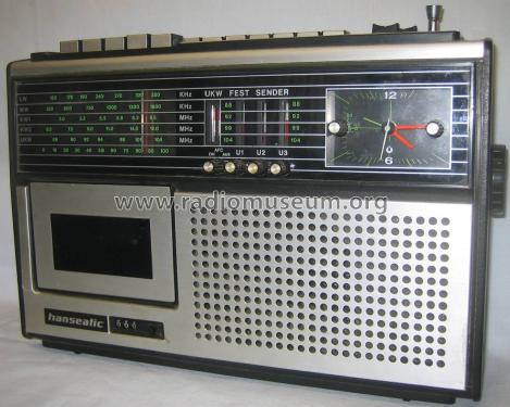 Schaltuhr-Radio-Recorder 710924; Hanseatic ,Marke (ID = 1631437) Radio