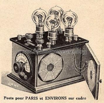 Poste pour Paris et Environs 4 lampes; Hardy, André Hardyne (ID = 756265) Radio