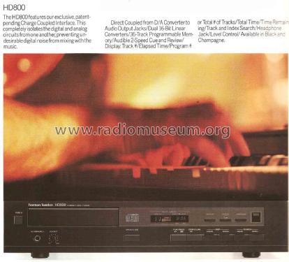 Compact Disc Player HD800; Harman Kardon; New (ID = 1784718) Sonido-V
