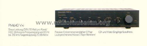 PM640 Vxi ; Harman Kardon; New (ID = 1739196) Ampl/Mixer