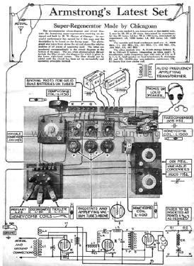 Armstrong Super-Regenerative Receiving Set ; Harper Radio (ID = 1441276) Radio