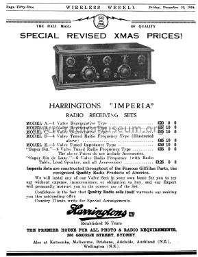 Imperia ; Harringtons Ltd; (ID = 2414653) Radio