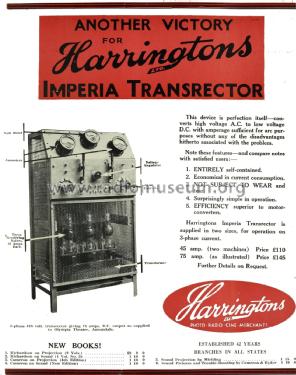 Imperia Transrector ; Harringtons Ltd; (ID = 2414972) Aliment.