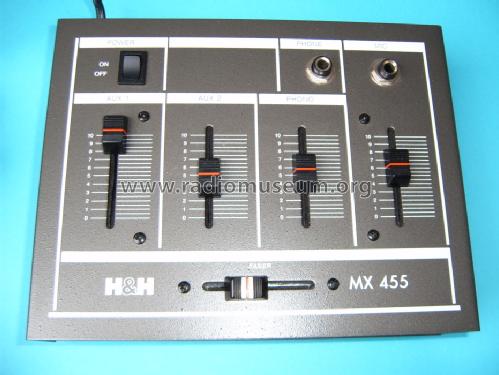 Mischpult MX455; Hartig & Helling, H& (ID = 1673251) Ampl/Mixer