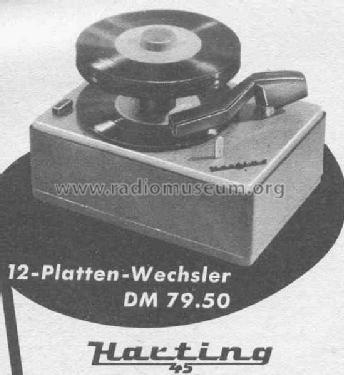 12-Platten-Wechsler 45; Harting, Wilhelm; (ID = 385139) Reg-Riprod