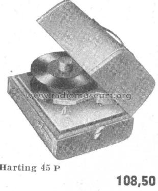 45P; Harting, Wilhelm; (ID = 52814) Sonido-V