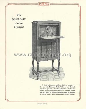 1926 Single-Six Catalog ; Hartman Electrical (ID = 2368775) Paper