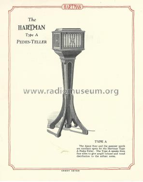 Pedes-Teller Type A; Hartman Electrical (ID = 2368788) Speaker-P