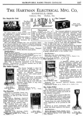 Single-Six Upright ; Hartman Electrical (ID = 1303763) Radio