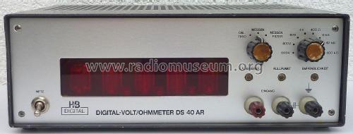 Digital-Volt / Ohmmeter DS 40AR; Hartmann & Braun AG; (ID = 2421129) Equipment