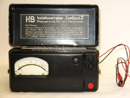 Isolavi 2 ; Hartmann & Braun AG; (ID = 978257) Equipment