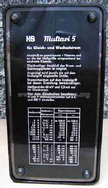Multavi 5; Hartmann & Braun AG; (ID = 466517) Equipment
