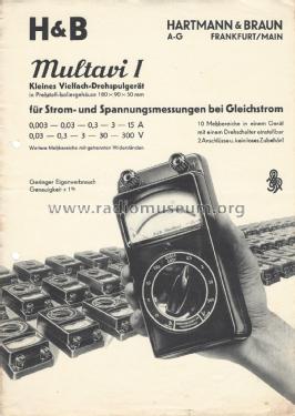 Multavi I ; Hartmann & Braun AG; (ID = 1932362) Ausrüstung