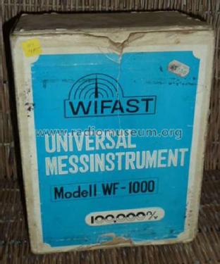 Wifast modell WF-1000 Multimeter ; Unknown - CUSTOM (ID = 1929599) Equipment