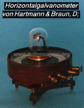 Dosen-Galvanometer - Zeigergalvanometer - Horizontalgalvanometer No. 366; Hartmann & Braun AG; (ID = 2628264) Equipment