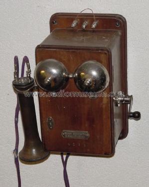 Wandtelefon, Ortsbatterie, mit Kurbelinduktor; Hasler AG; Bern (ID = 178890) Téléphonie