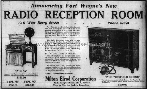 Hatfield Senior ; Hatfield Electric (ID = 1935631) Radio