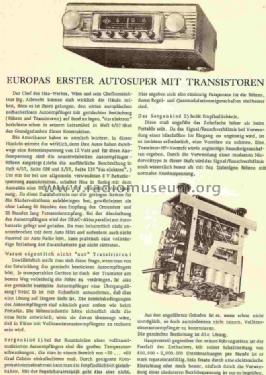 Transistor-Baby ; HEA; Wien (ID = 1014722) Car Radio