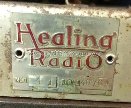 41; Healing, A.G., Ltd.; (ID = 2688005) Radio