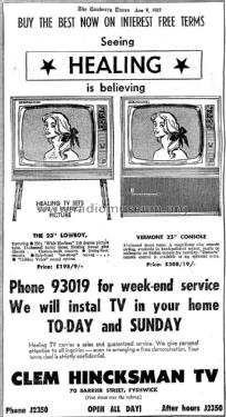 Vermont 501/23CC Ch= 501; Healing, A.G., Ltd.; (ID = 1846259) Television