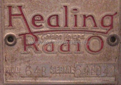 64B; Healing, A.G., Ltd.; (ID = 2289123) Radio