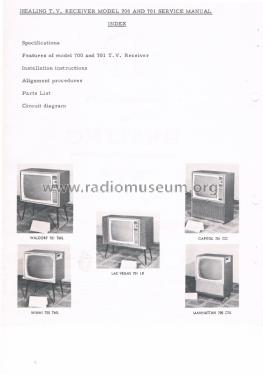 Waldorf 701-23TML Ch= 701; Healing, A.G., Ltd.; (ID = 1846245) Télévision