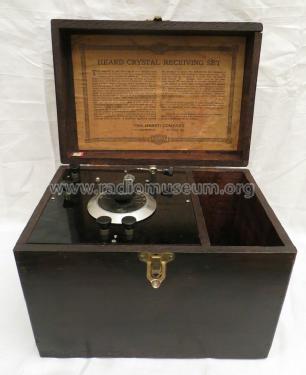 Heard Crystal Receiving Set ; Heard Company, The; (ID = 1781865) Cristallo