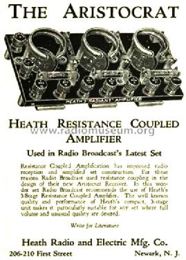 Resistance Coupled Amplifier ; Heath Radio & (ID = 1382930) mod-past25